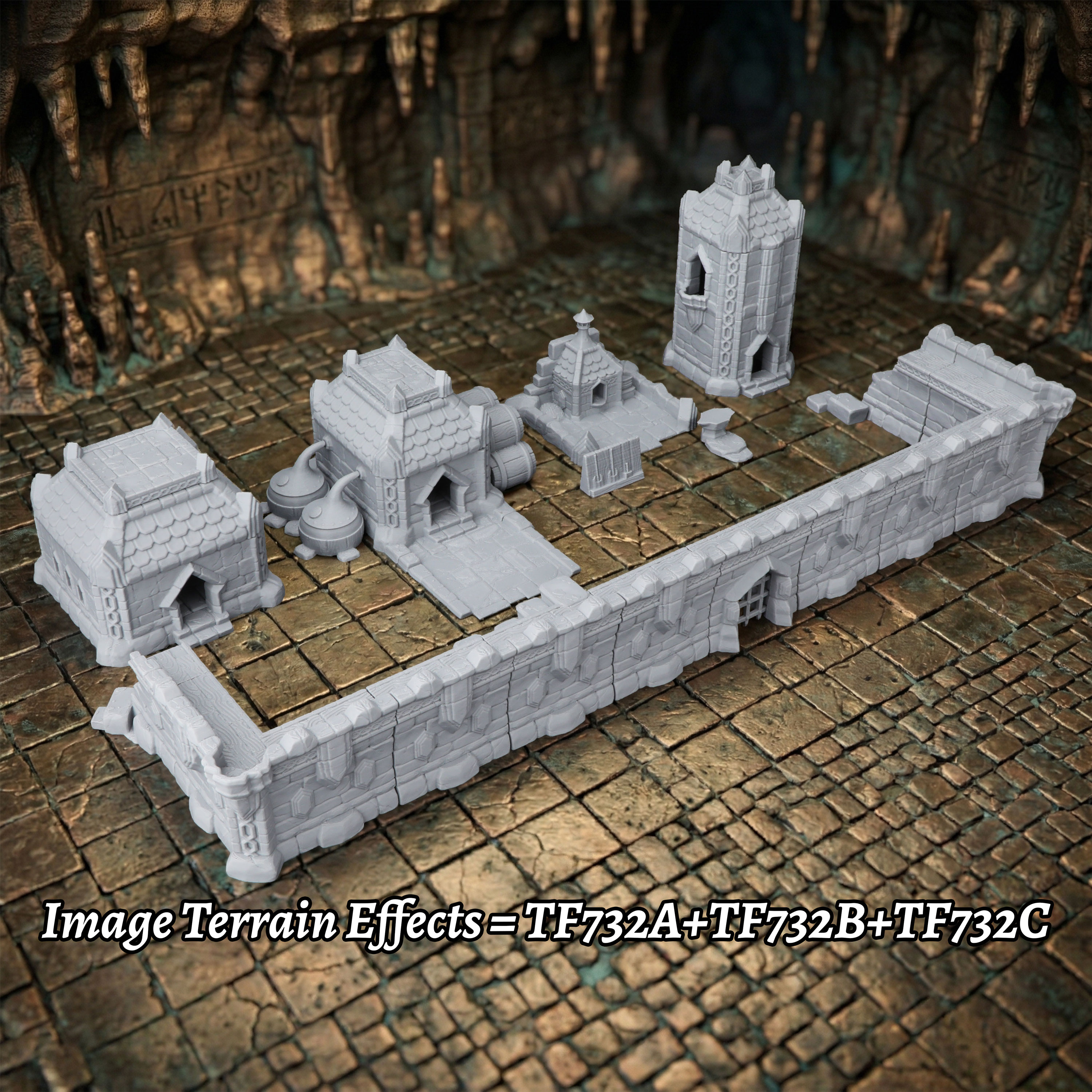Miniature Terrain Set - Fantasy Town Terrain Set - Brewery,