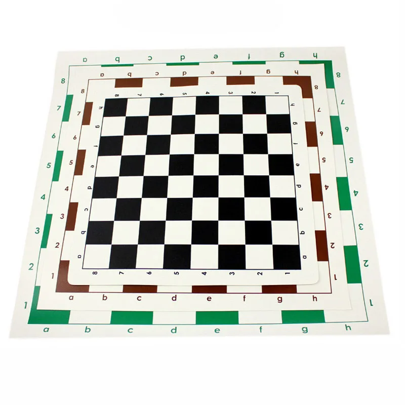 Board Game Or Boardgame - Chessboard PU Leather, 35cm/43cm/51CM Chess Pieces