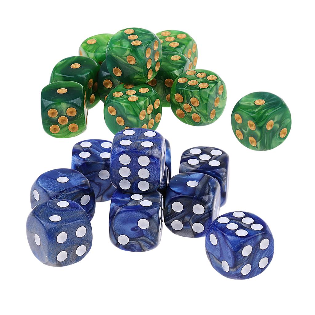 Board Game Dungeons And Dragons - D6 Dice Set 16mm Double Color
