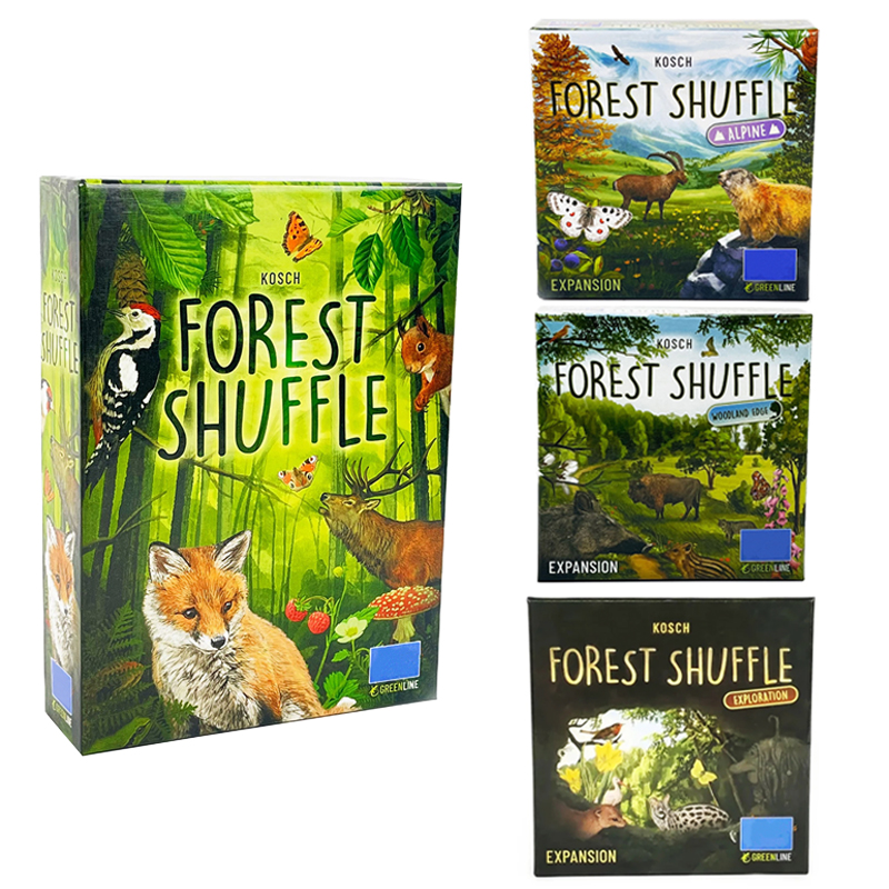 Board Game Wingspan - Forest Shuffle Board Game - Clever