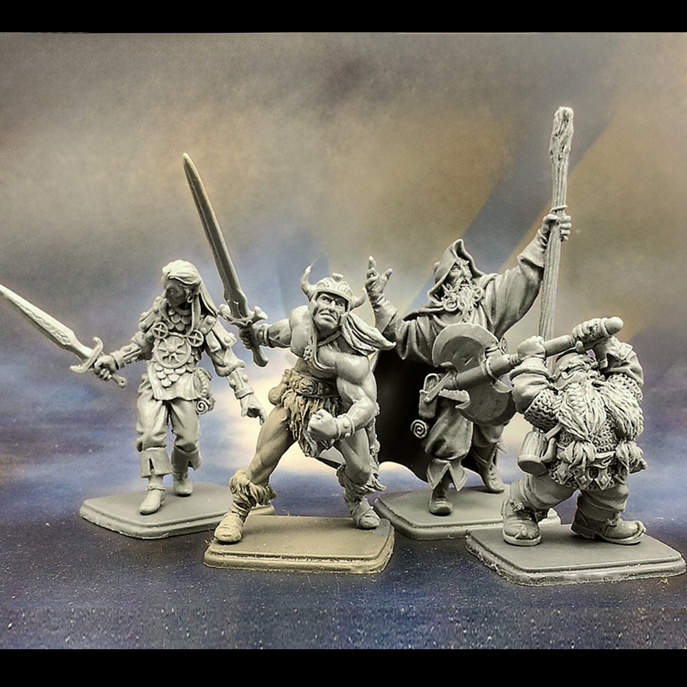 Board Game Zombicide - Resin Model figure, GK, VicioLitchmyre Dungeon,
