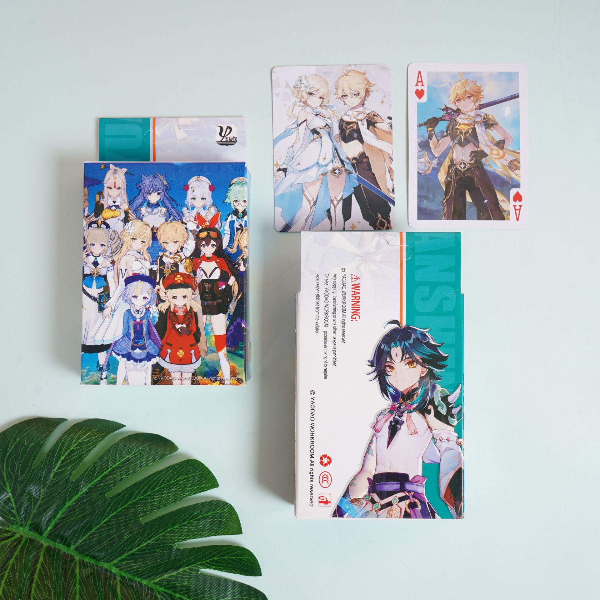 Board Game Japan - New Anime Genshin Impact Playing Card