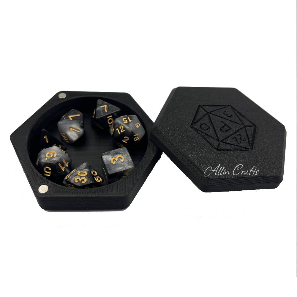 Board Game Dungeons And Dragons - DND Dice tray, Dice box for
