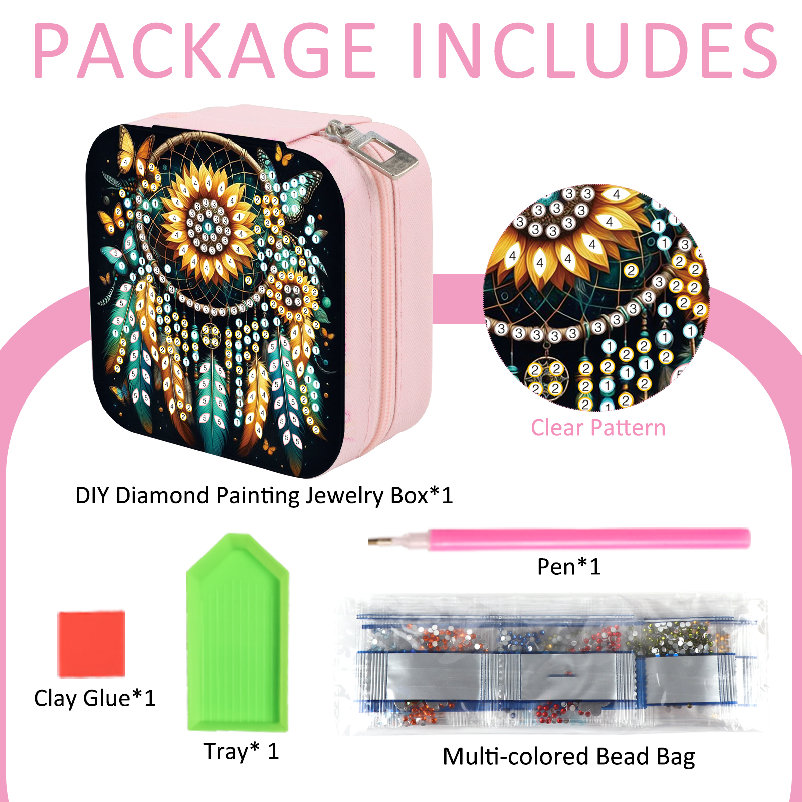Diamond Painting Jewelry Organ - Token Tray Organizer recension och pris