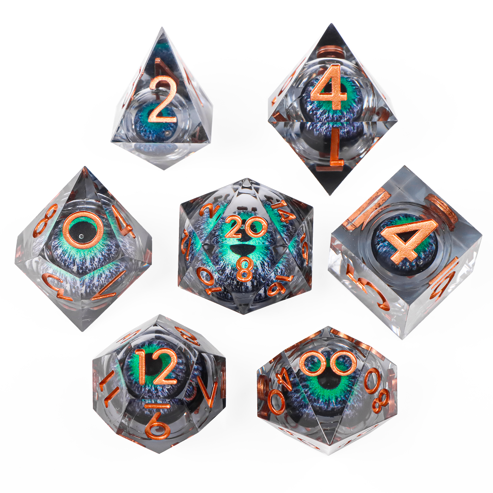 Dragon Eye Dice Set Liquid cor - Board Game Dungeons And Dragons recension och pris