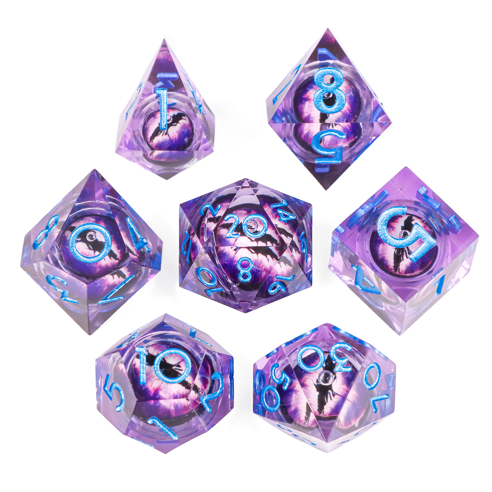 Dragon Eye Dice Set Liquid cor - Board Game Dungeons And Dragons recension och pris