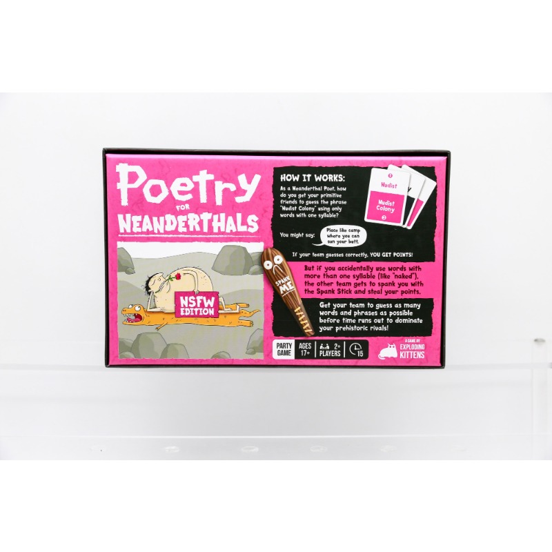 Poetry for Neanderthals NSFW A - Board Game Or Boardgame recension och pris