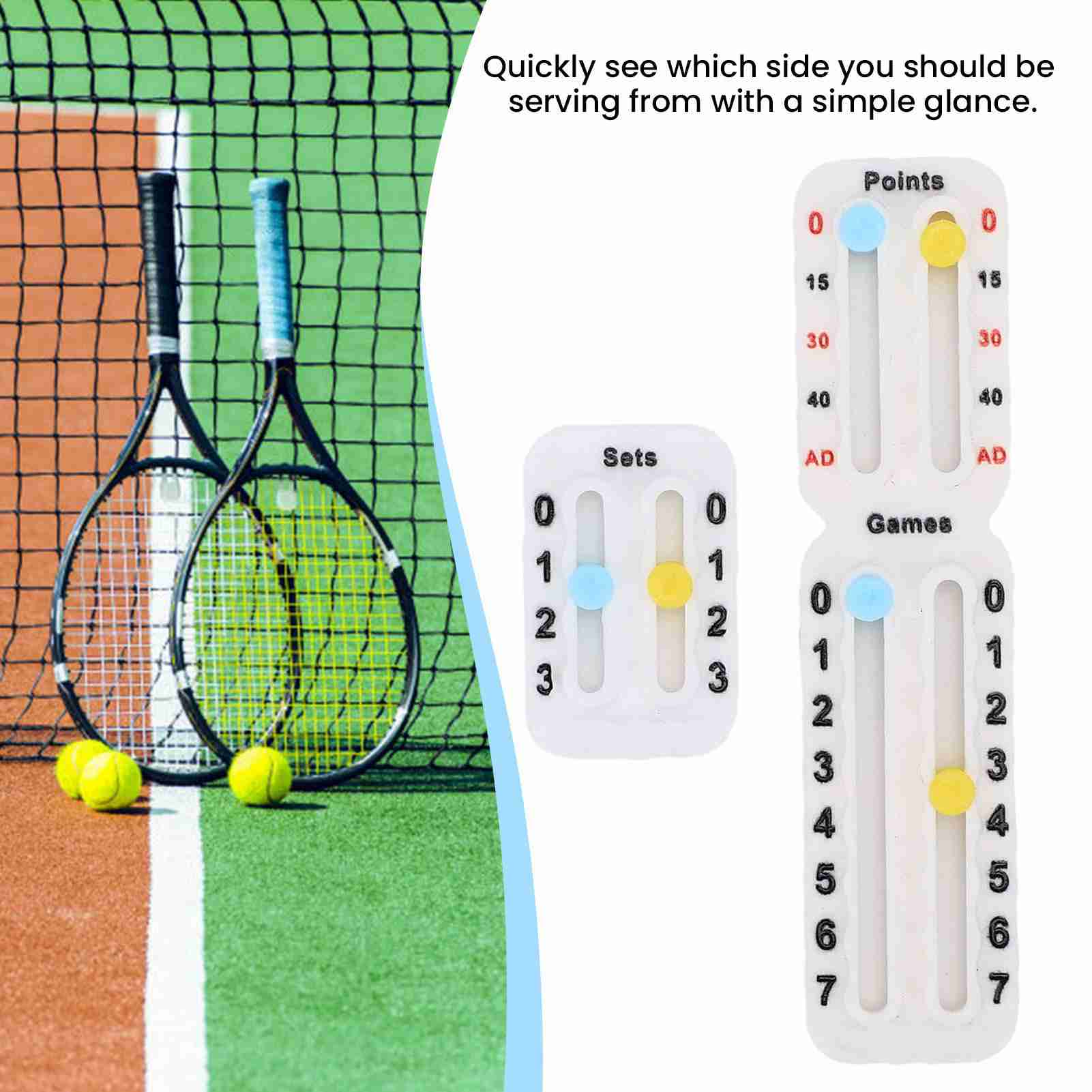 Tennis Score Keeper for Racket - Board Game Ranking recension och pris