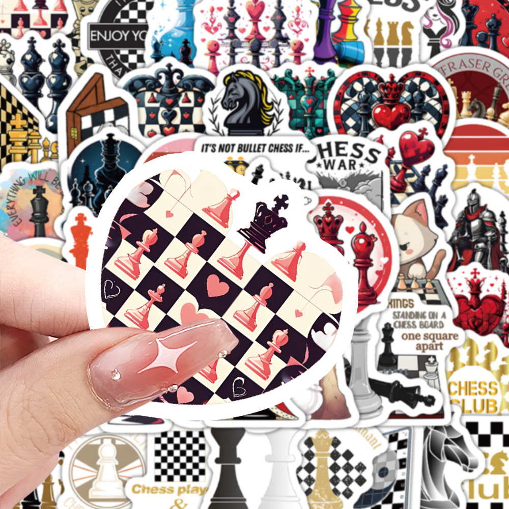 10/60PCS Chess Sport Cartoon G - Board Game Quote recension och pris