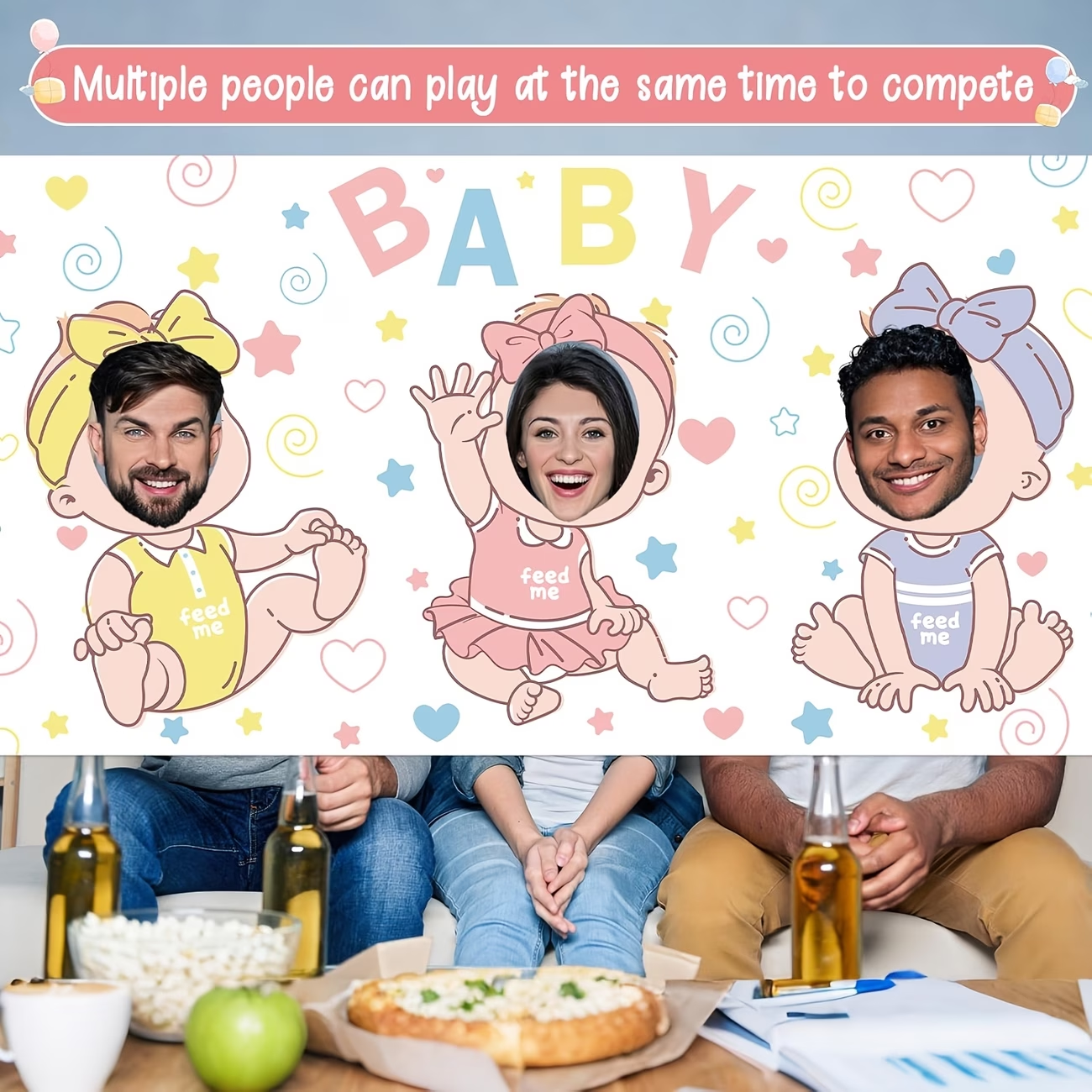 Baby Shower Games Party Photo  - Board Game Guess Who recension och pris