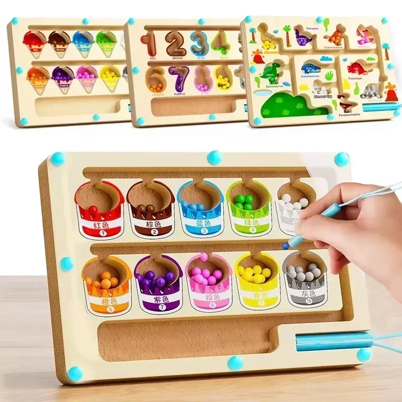 Wooden Magnet Puzzles Educatio - Board Game Qwirkle recension och pris