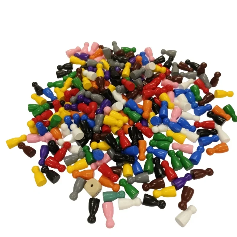 100 Pcs Colorful Wooden Chess  - Board Game Wingspan recension och pris