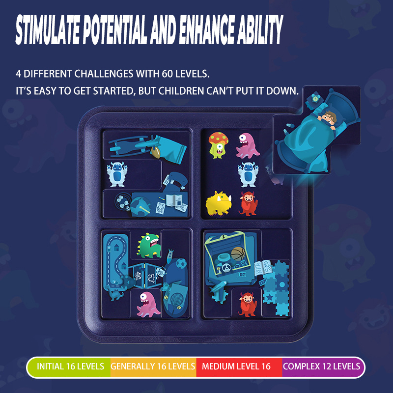Monster Maze Hide and Seek Puz - Board Game Qwirkle recension och pris