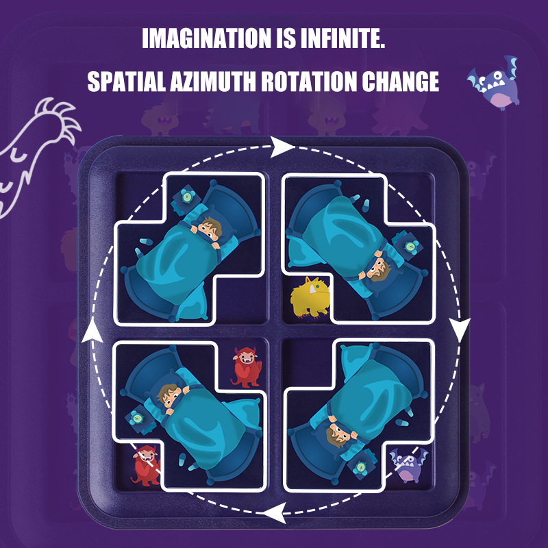 Monster Maze Hide and Seek Puz - Board Game Qwirkle recension och pris