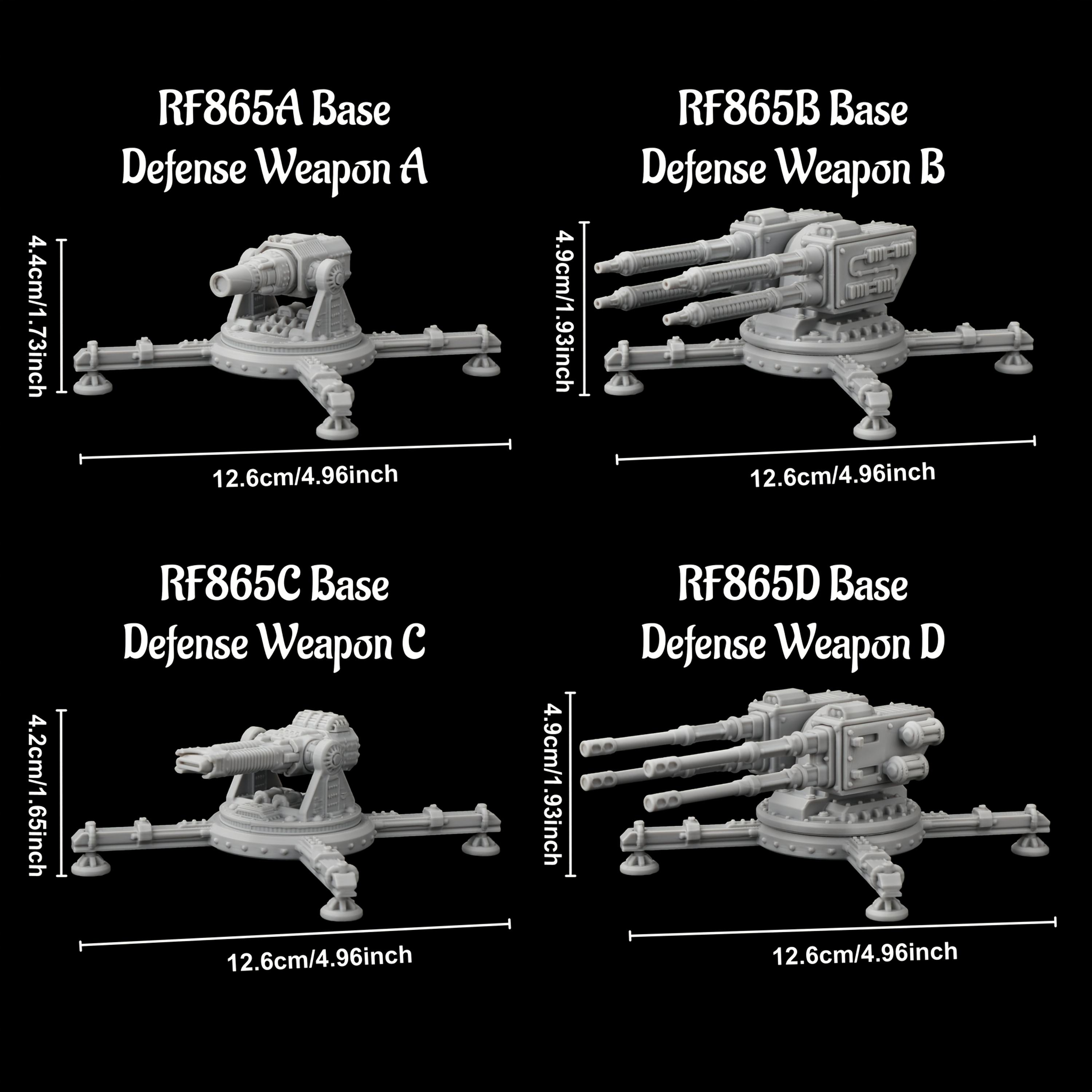 Sci-Fi Base Defense Miniature  - Miniature Terrain Set recension och pris