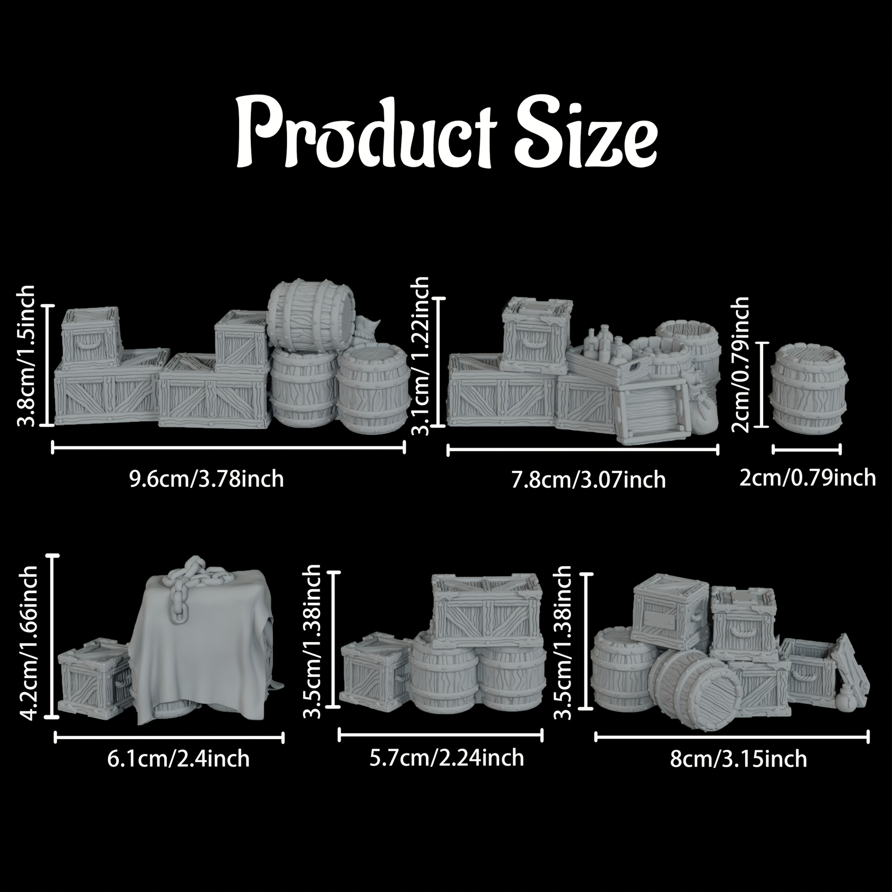RPG Terrain Accessories, RPG M - Miniature Terrain Set recension och pris
