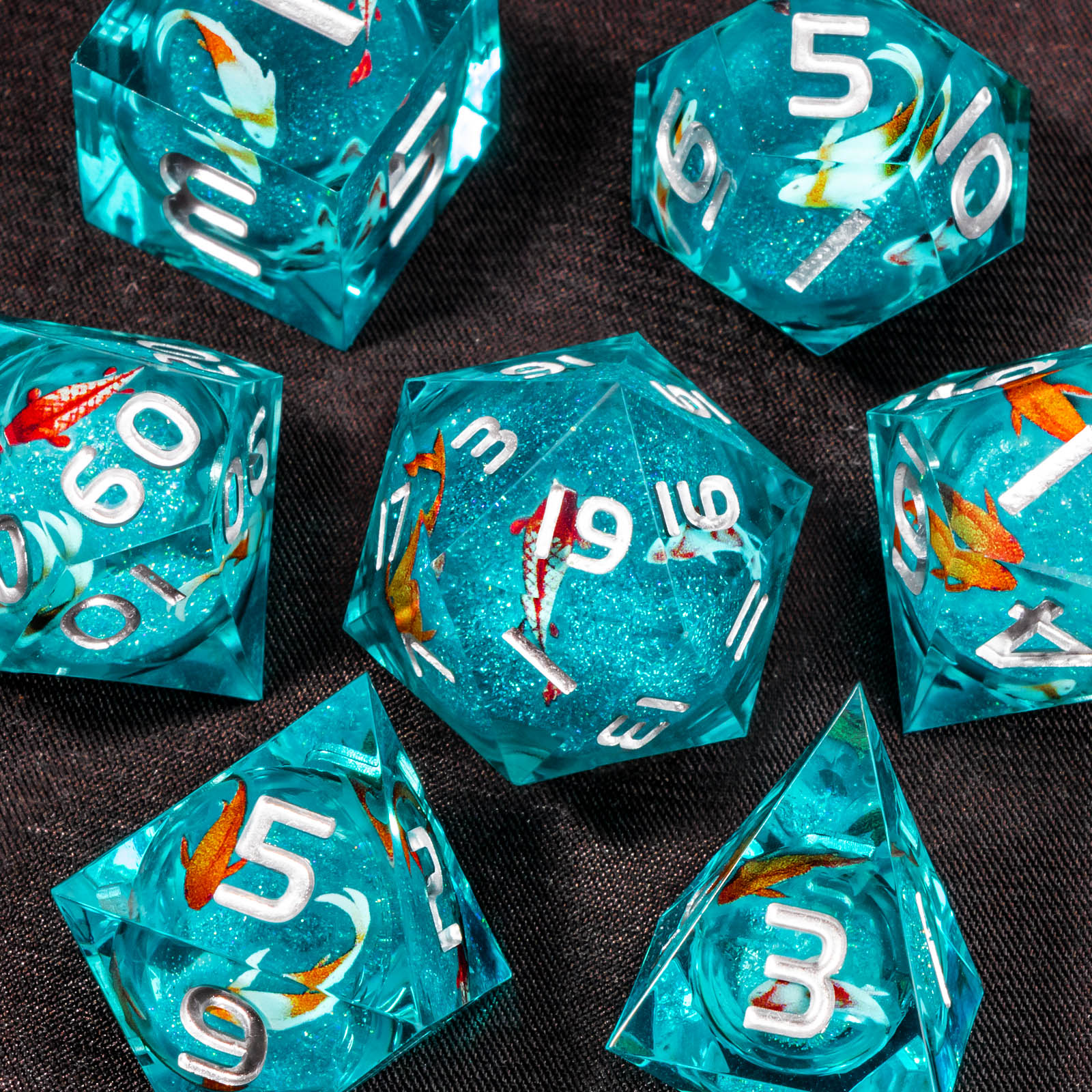 DND Dice Set D&D, Liquid Core  - Board Game Dungeons And Dragons recension och pris