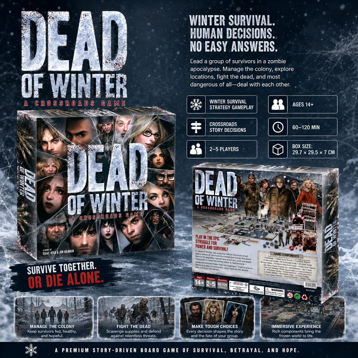 Dead of Winter Crossroads Zomb - Board Game Zombicide recension och pris