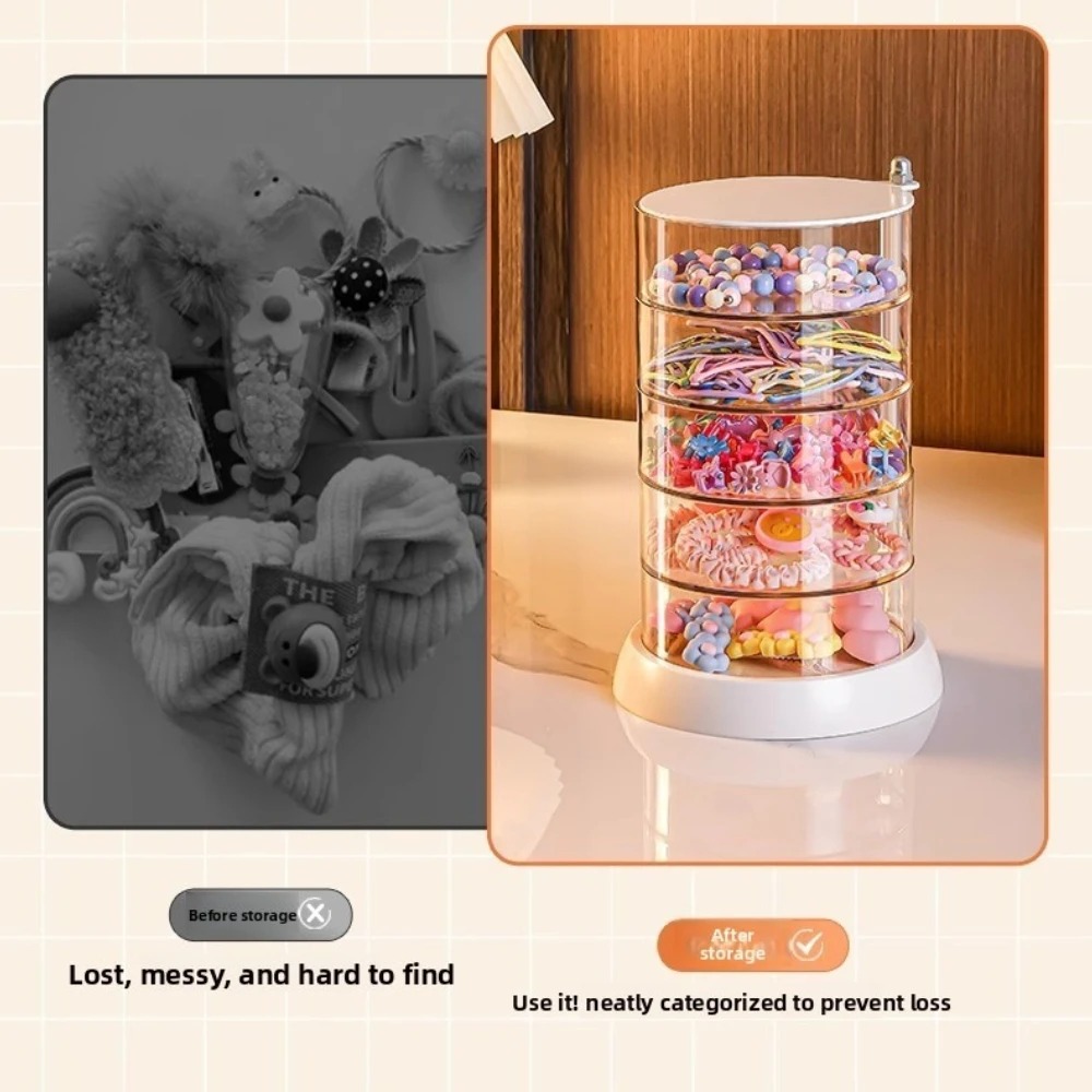360 Rotating Clear Hair Access - Token Tray Organizer recension och pris