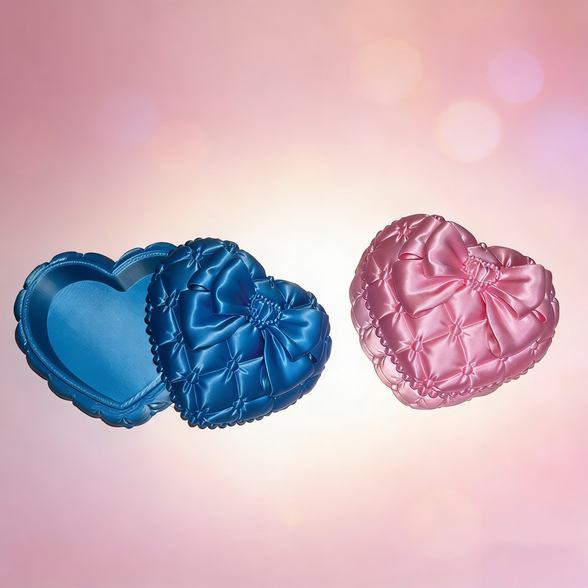Silk Heart-Shaped Jewelry Box  - Token Tray Organizer recension och pris