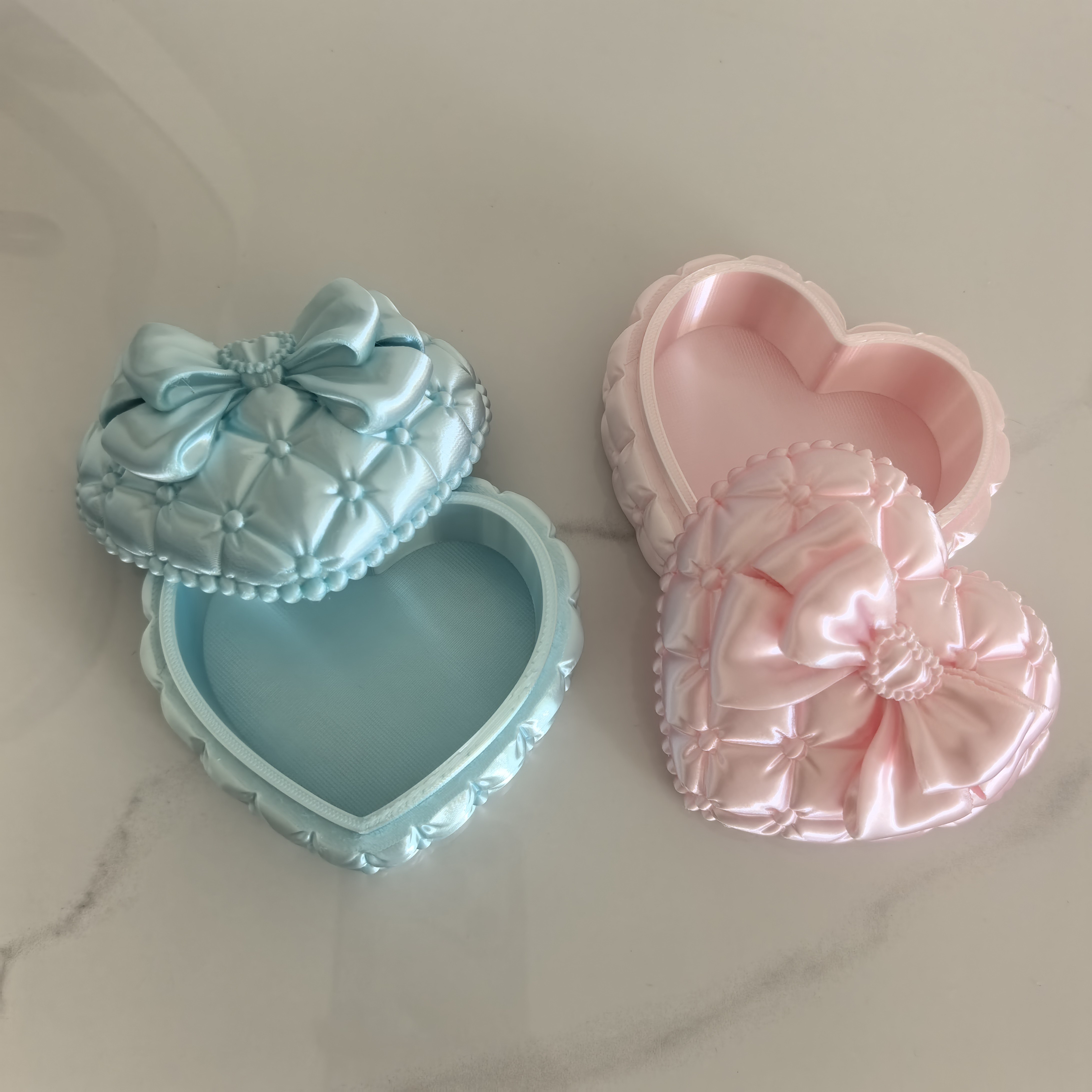 Silk Heart-Shaped Jewelry Box  - Token Tray Organizer recension och pris