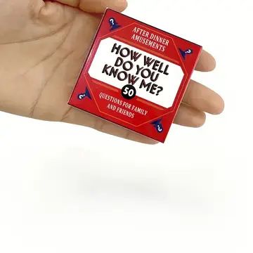 How Well Do You Know Me Card G - Board Game Or Boardgame recension och pris