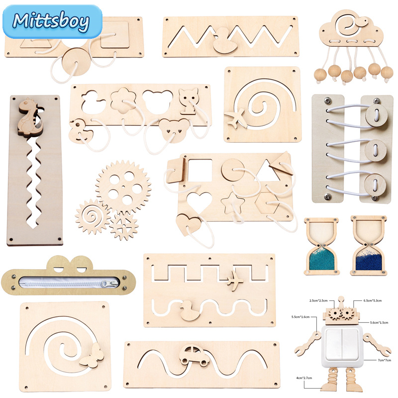 Baby Montessori Busy Board DIY - Board Game China recension och pris