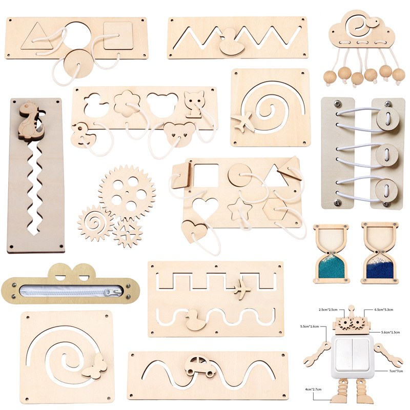 Baby Montessori Busy Board DIY - Board Game China recension och pris