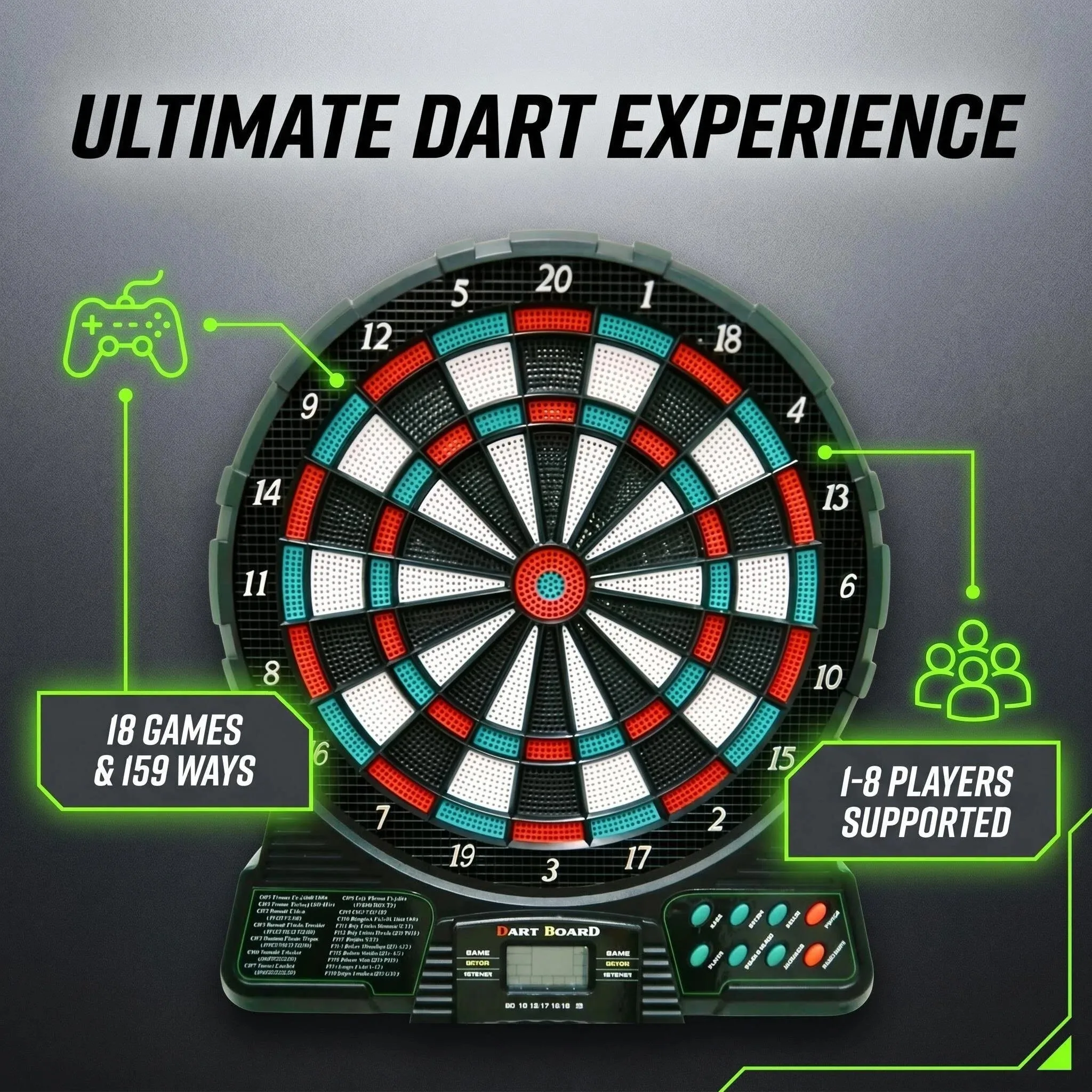 DartVibe Electronic Dart Board - Board Game Ranking recension och pris