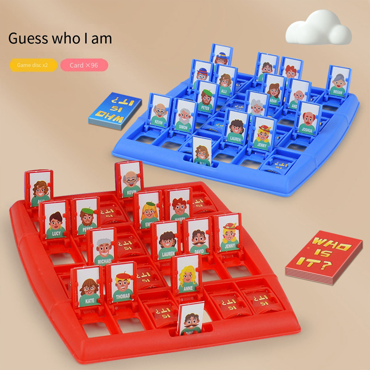1set Guess Who I Am Party Game - Board Game Guess Who recension och pris