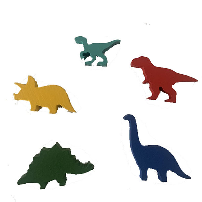 5 Pcs/set Wooden Dinosaur Boar - Board Game Wingspan recension och pris