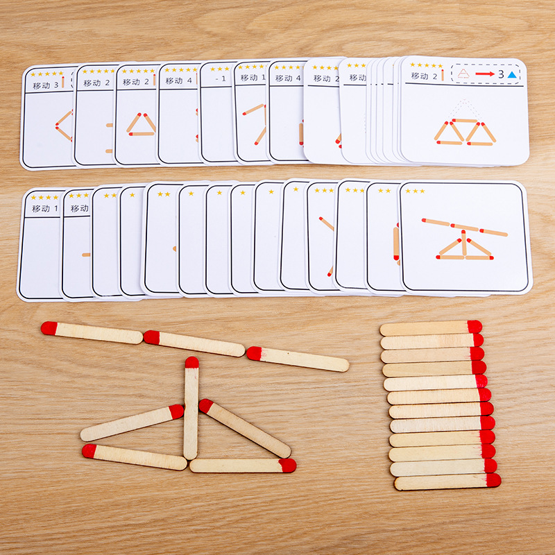 Montessori Matches Puzzles Gam - Board Game China recension och pris