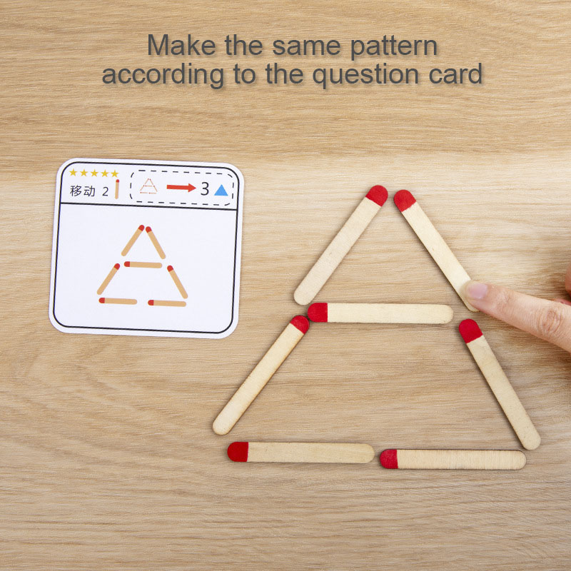 Montessori Matches Puzzles Gam - Board Game China recension och pris