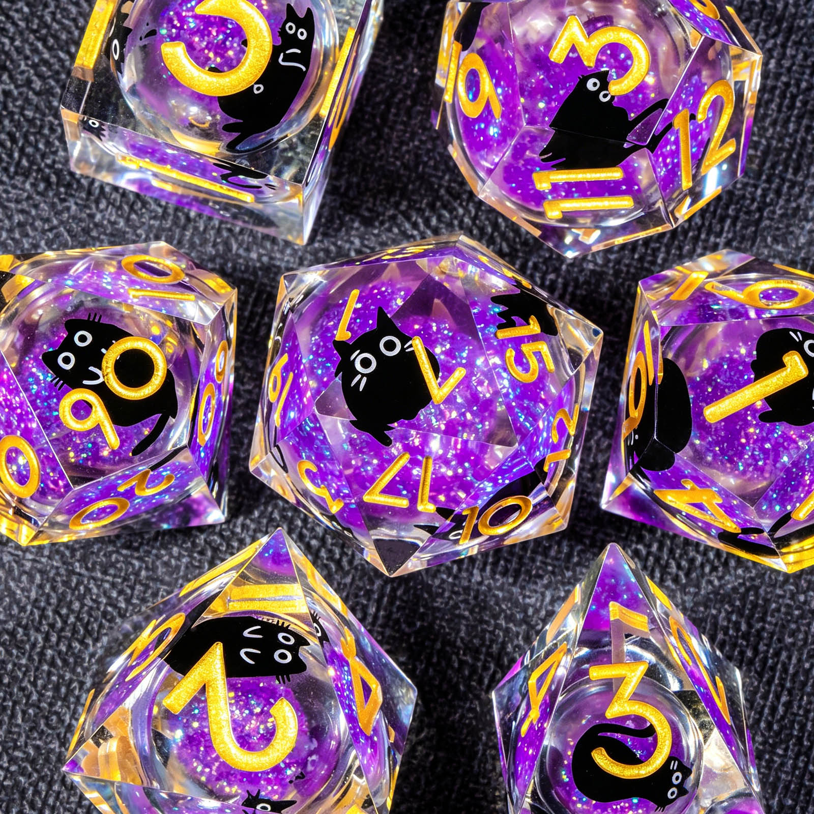 Cat Liquid Core DND Dice Set,  - Board Game Dungeons And Dragons recension och pris