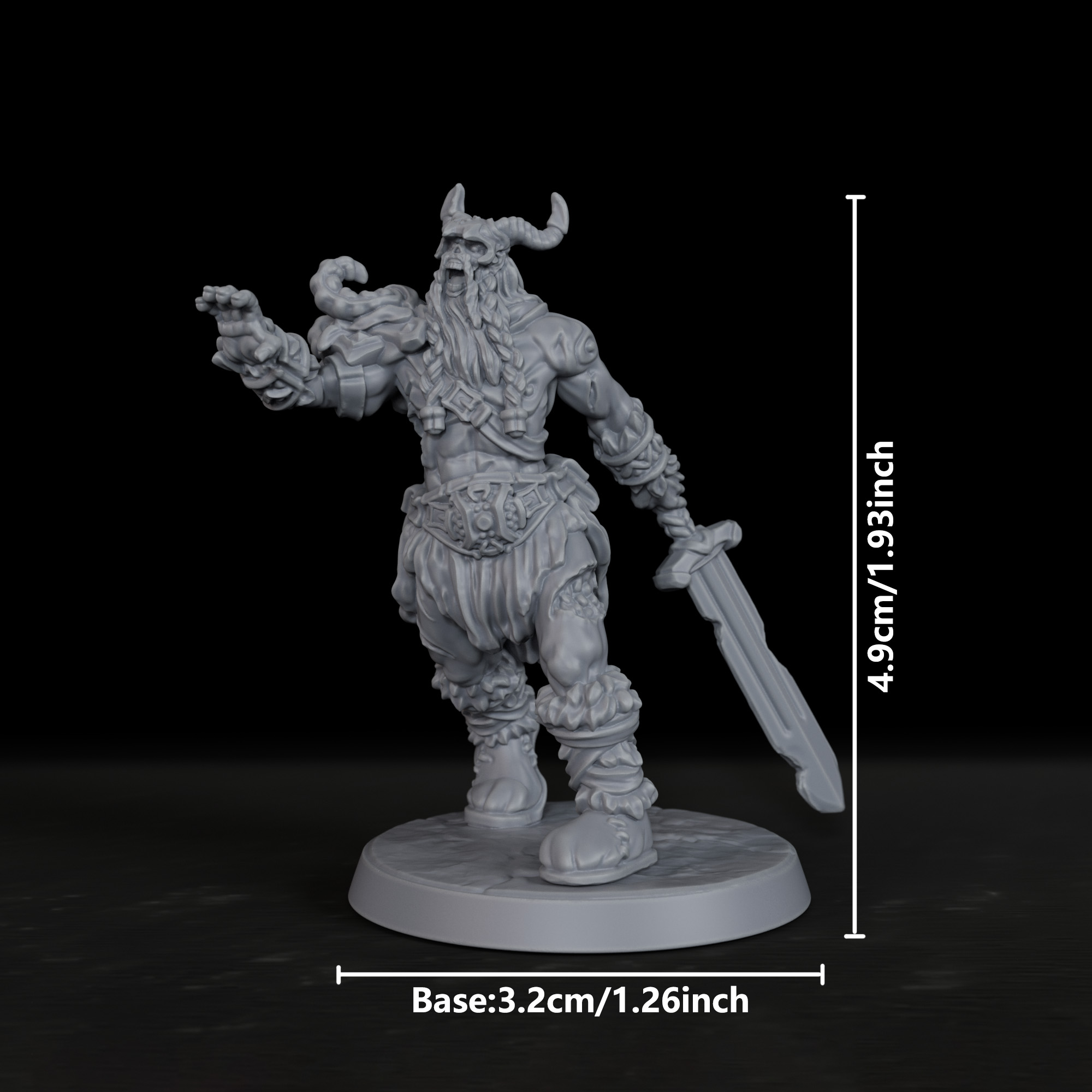 RPG Zombie Frost Giant Miniatu - Board Game Zombie recension och pris