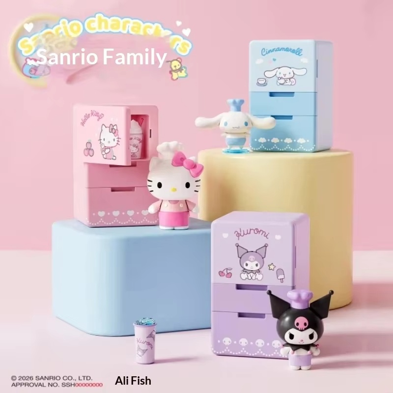 Sanrio Official Happy Mini Fri - Miniature Terrain Set recension och pris