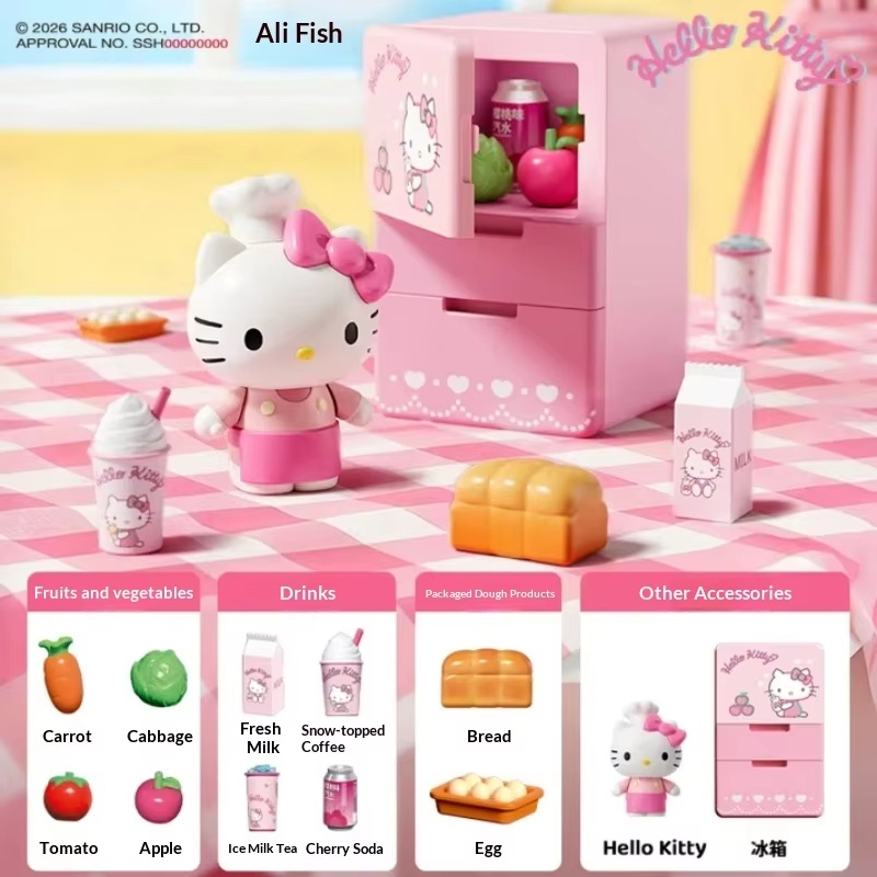 Sanrio Official Happy Mini Fri - Miniature Terrain Set recension och pris