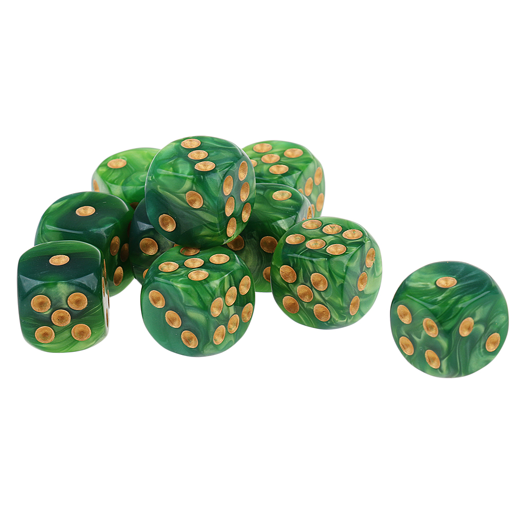 D6 Dice Set 16mm Double Color  - Board Game Dungeons And Dragons recension och pris