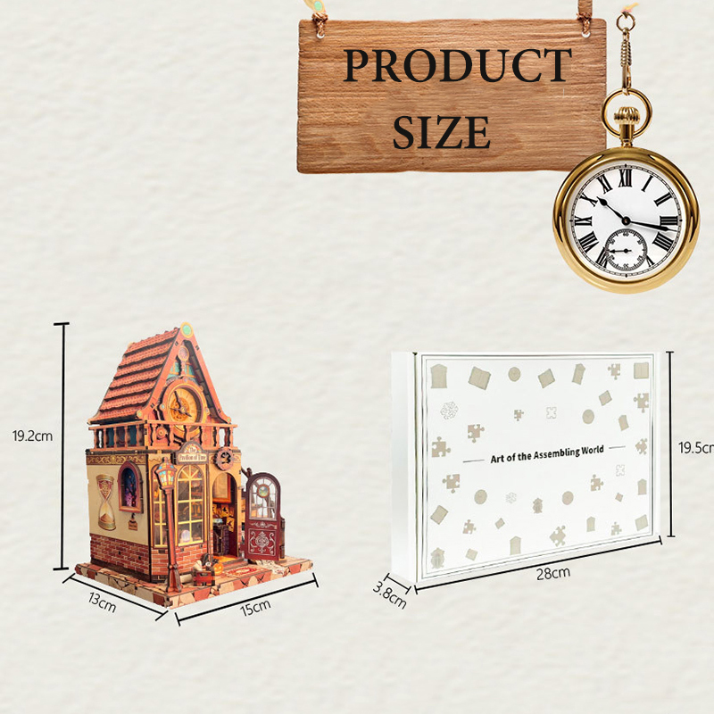 New Wooden Dollhouse Time Pavi - Miniature Terrain Set recension och pris