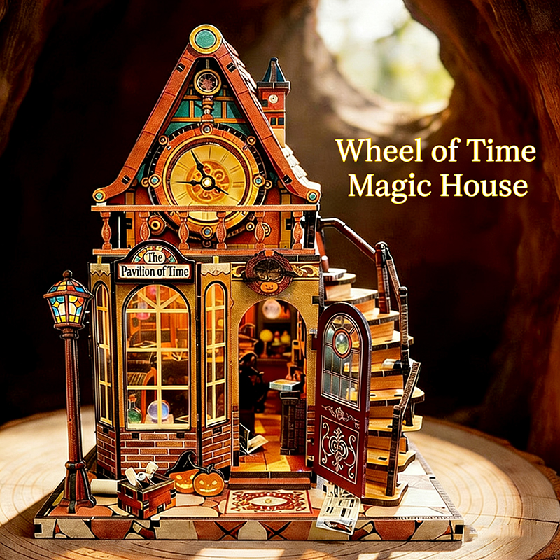 New Wooden Dollhouse Time Pavi - Miniature Terrain Set recension och pris