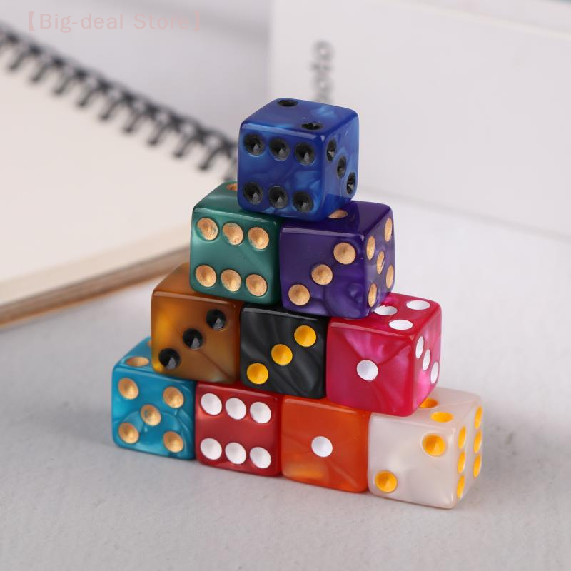 【M】6-Sided Game Dice 16mm Acry - Board Game Or Boardgame recension och pris