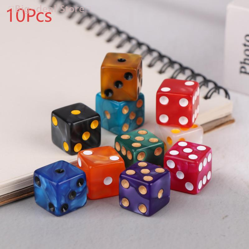 【M】6-Sided Game Dice 16mm Acry - Board Game Or Boardgame recension och pris