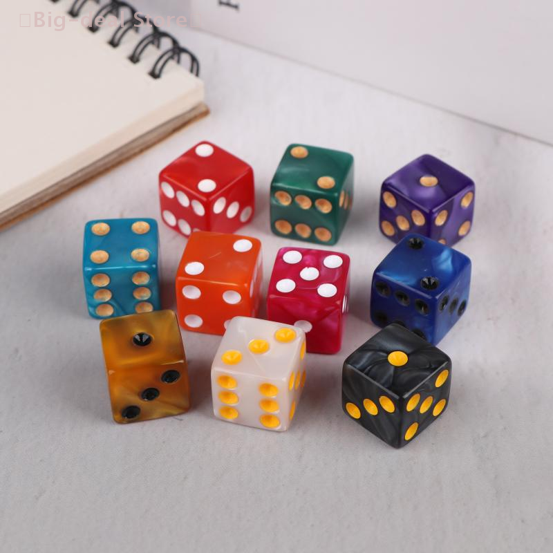 【M】6-Sided Game Dice 16mm Acry - Board Game Or Boardgame recension och pris