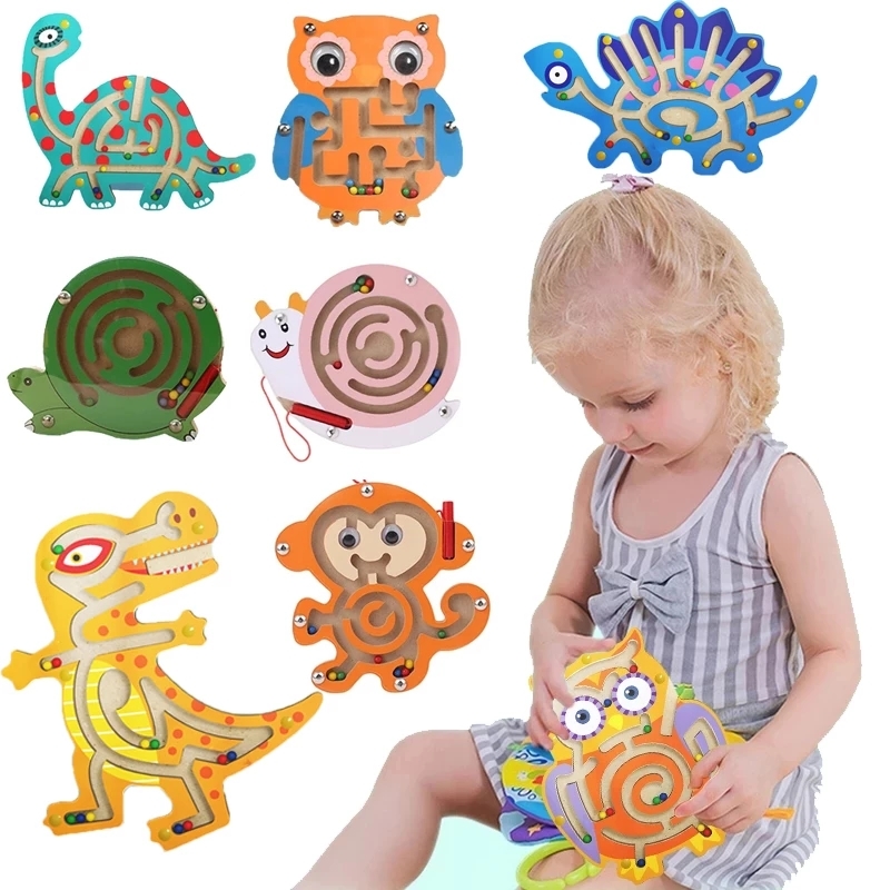 Children Magnetic Maze Toy Kid - Board Game Qwirkle recension och pris