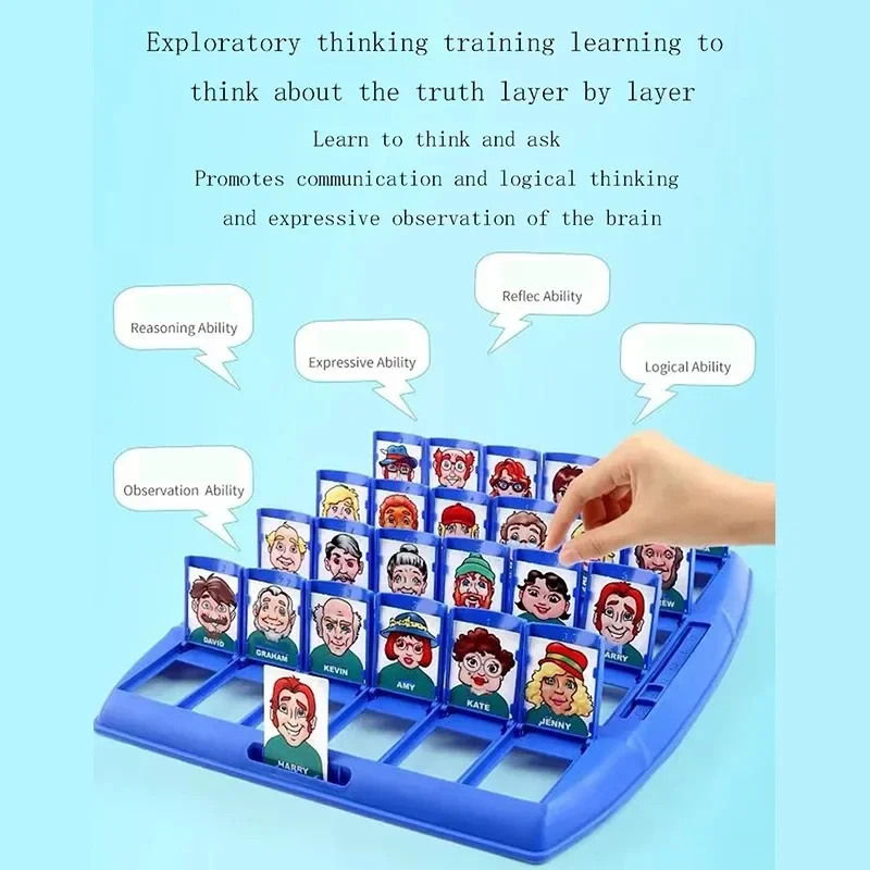 Children Logical Thinking Trai - Board Game Guess Who recension och pris