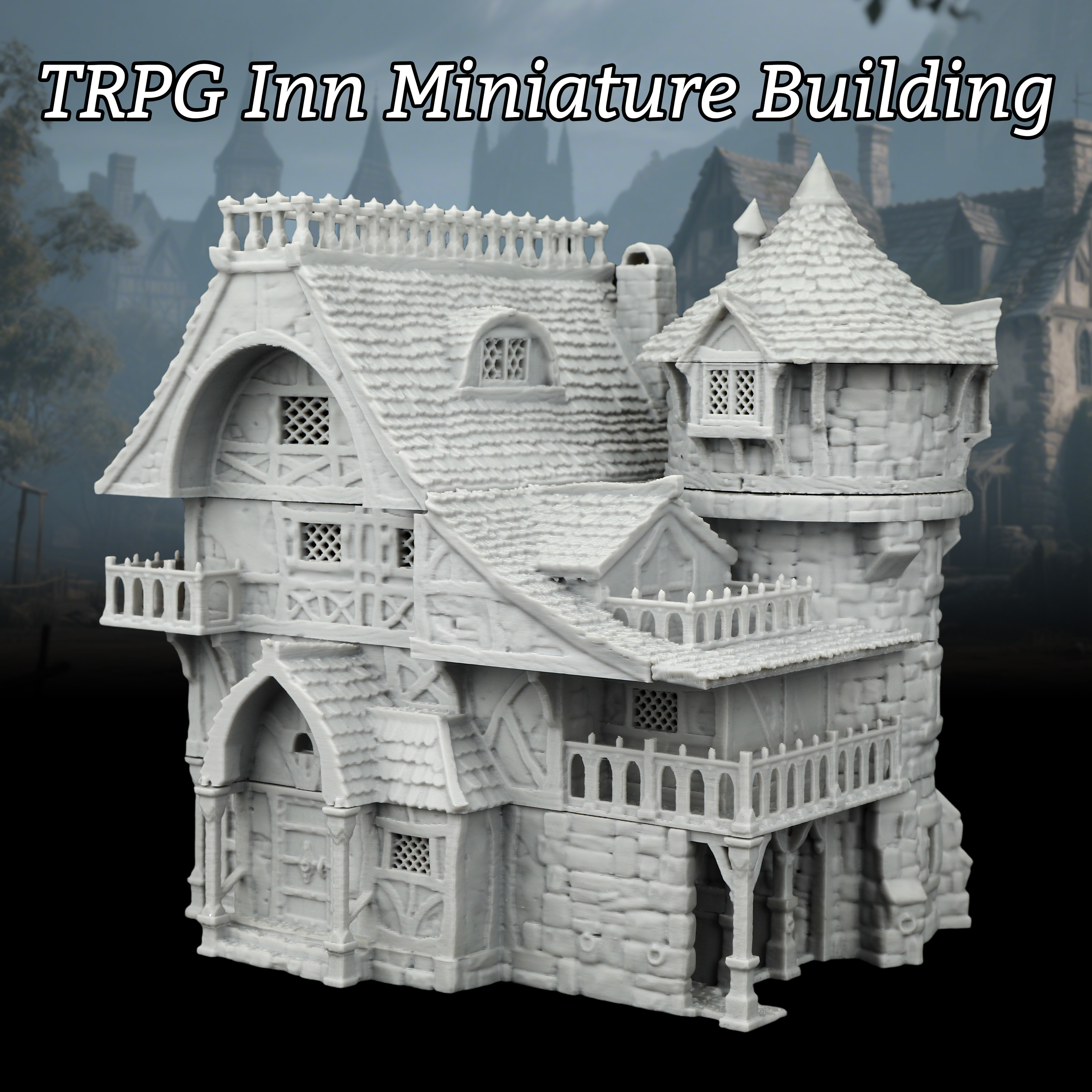 Fantasy Inn Miniature Building - Miniature Terrain Set recension och pris