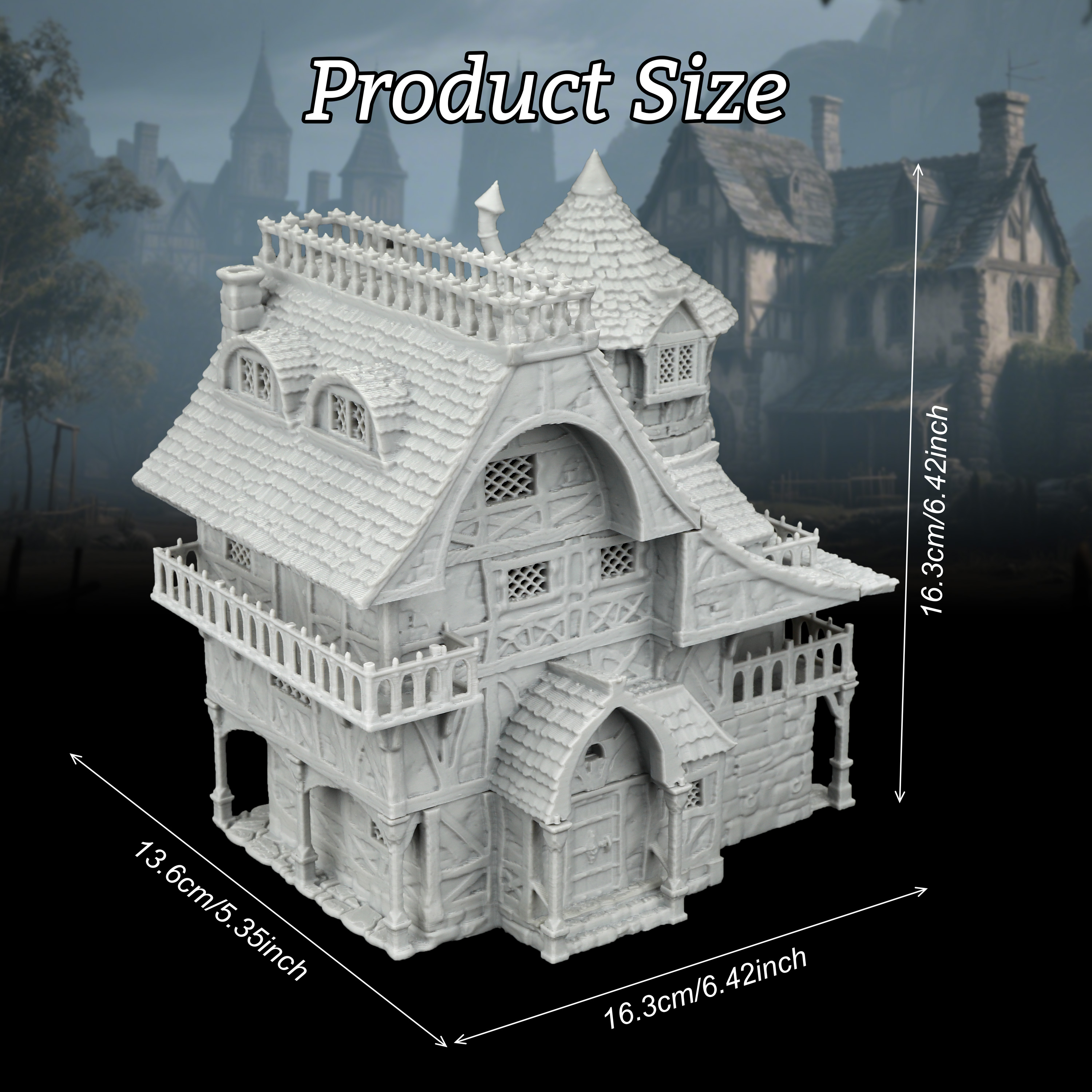 Fantasy Inn Miniature Building - Miniature Terrain Set recension och pris