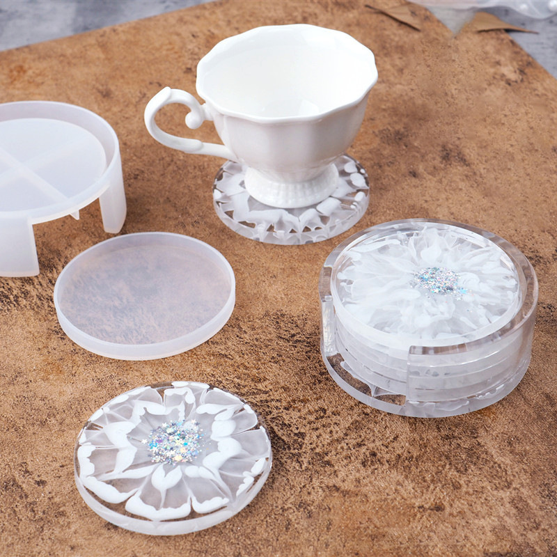 SNASAN Coaster Cup Mat Silicon - Token Tray Organizer recension och pris