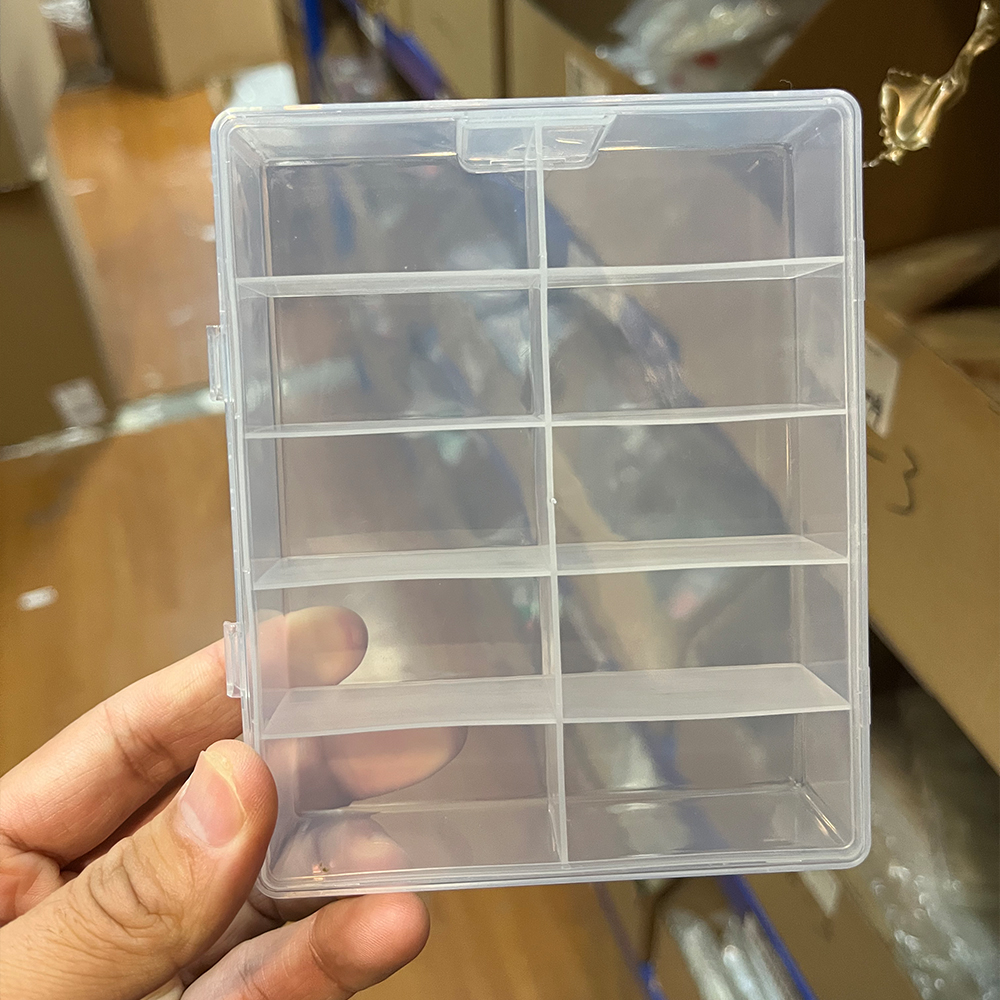 10 Grids Transparent Empty Nai - Token Tray Organizer recension och pris