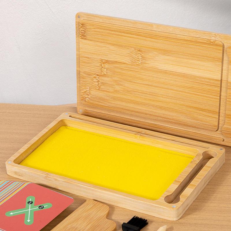Wooden Sand Tray Writing Board - Board Game China recension och pris